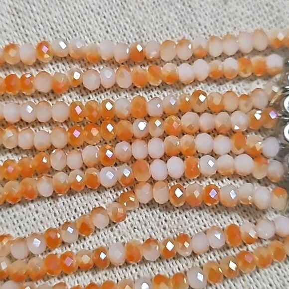 Vintage Antique Silver Lava Cameo Gemstone Bracelet OOAK - Picture 3 of 8